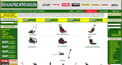 Desktop Screenshot of brandnewmowers.com